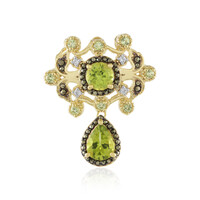 Peridot Silver Pendant