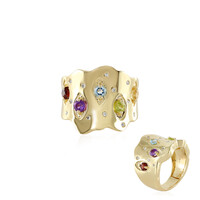 Zambian Amethyst Silver Ring