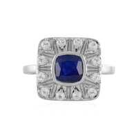 Madagascar Blue Sapphire Silver Ring