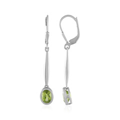 Peridot Silver Earrings (KM by Juwelo)