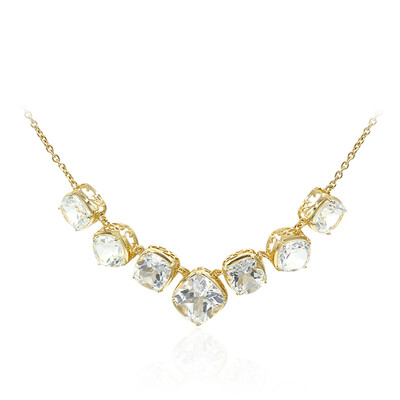White Topaz Silver Necklace
