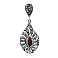 Mozambique Garnet Silver Pendant