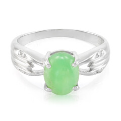 Imperial Chrysoprase Silver Ring