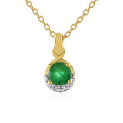 Brazilian Emerald Silver Necklace