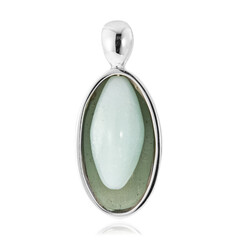 Amazonite Silver Pendant