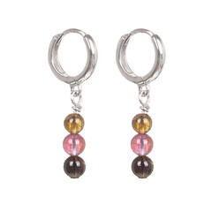 Tourmaline Silver Earrings