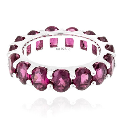 Rhodolite Silver Ring