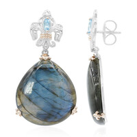 Labradorite Silver Earrings (Dallas Prince Designs)
