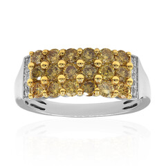 14K SI2 Orange Diamond Gold Ring (CIRARI)