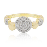 9K SI1 (G) Diamond Gold Ring