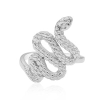 White Topaz Silver Ring