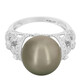 10K Tahitian Pearl Gold Ring (M de Luca)