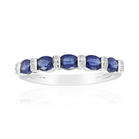 14K Ceylon Blue Sapphire Gold Ring (CIRARI)
