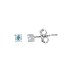 Sky Blue Topaz Silver Earrings