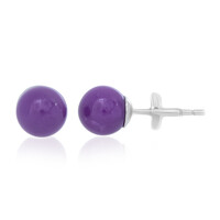 Phosphosiderite Silver Earrings