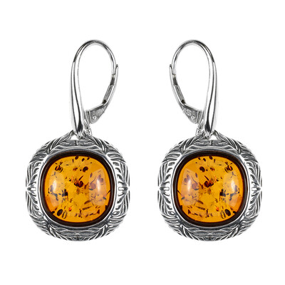 Baltic Amber Silver Earrings (dagen)