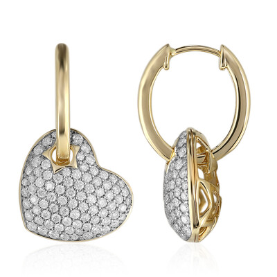 14K SI1 (G) Diamond Gold Earrings (Annette)