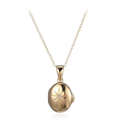 I3 (I) Diamond Silver Necklace