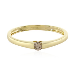 9K VS2 Brown Diamond Gold Ring