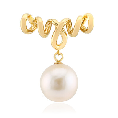 White Freshwater Pearl Silver Pendant (MONOSONO COLLECTION)
