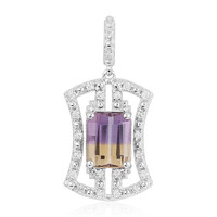 Ametrine Silver Pendant