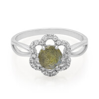 Romanian Spectrolite Silver Ring