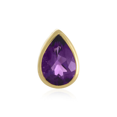 Siberian Amethyst Silver Pendant