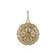 9K I2 Champagne Diamond Gold Pendant (de Melo)