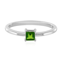 Russian Diopside Silver Ring