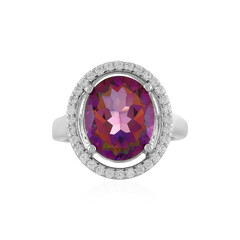 Purple Mystic Topaz Silver Ring