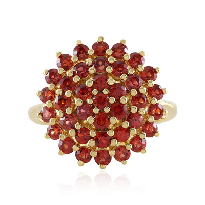 Tanzanian Ruby Silver Ring (Adela Silber)