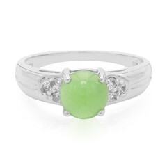 Imperial Chrysoprase Silver Ring