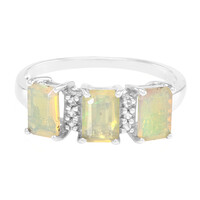 Indonesian Opal Silver Ring