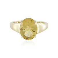 9K Golden Beryl Gold Ring