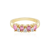 Madagascar Pink Sapphire Silver Ring