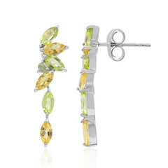Peridot Silver Earrings