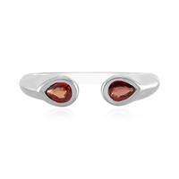 Tanzanian Ruby Silver Ring (Adela Silber)