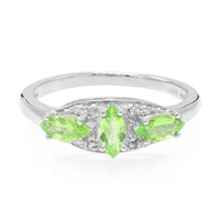 Merelani Garnet Silver Ring