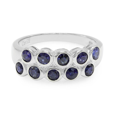 Burmese Blue Sapphire Silver Ring