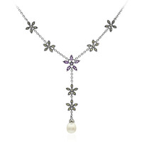 Freshwater pearl Silver Necklace