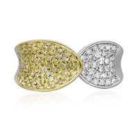 14K SI2 Yellow Diamond Gold Ring (CIRARI)