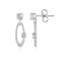 Welo Opal Silver Earrings