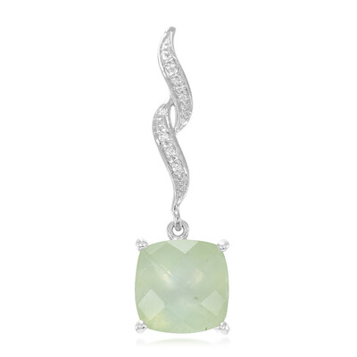 Prehnite Silver Pendant