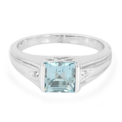 Sky Blue Topaz Silver Ring