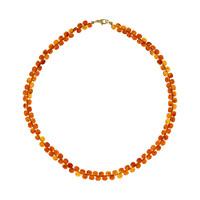Carnelian Silver Necklace (CUSTODANA)