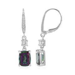 Mystic Quartz Silver Earrings