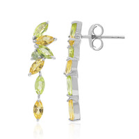 Peridot Silver Earrings