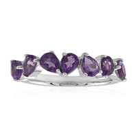 Amethyst Silver Ring