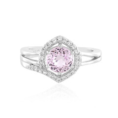 Kunzite Silver Ring