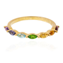 Zambian Amethyst Silver Ring
